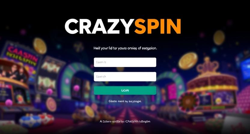 Simple registration for new CRAZYSPIN777 users